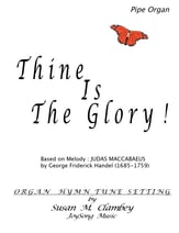 Thine Is The Glory Organ sheet music cover